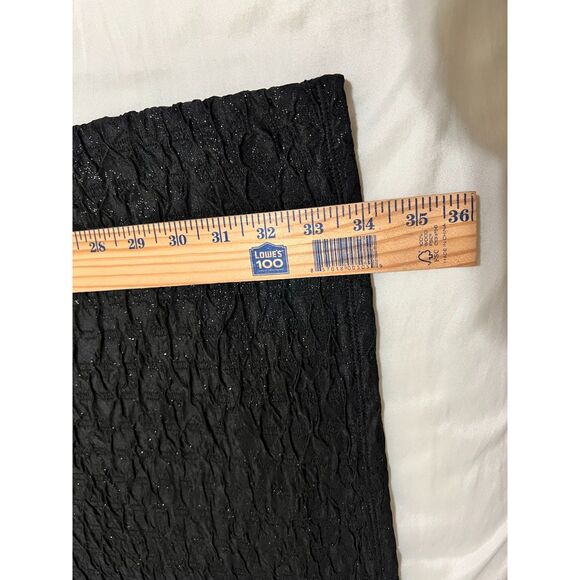 FREE PEOPLE Black Sparkle Sewn Beaded Lined Party Dress Going Out Scoop Back L - Picture 12 of 16